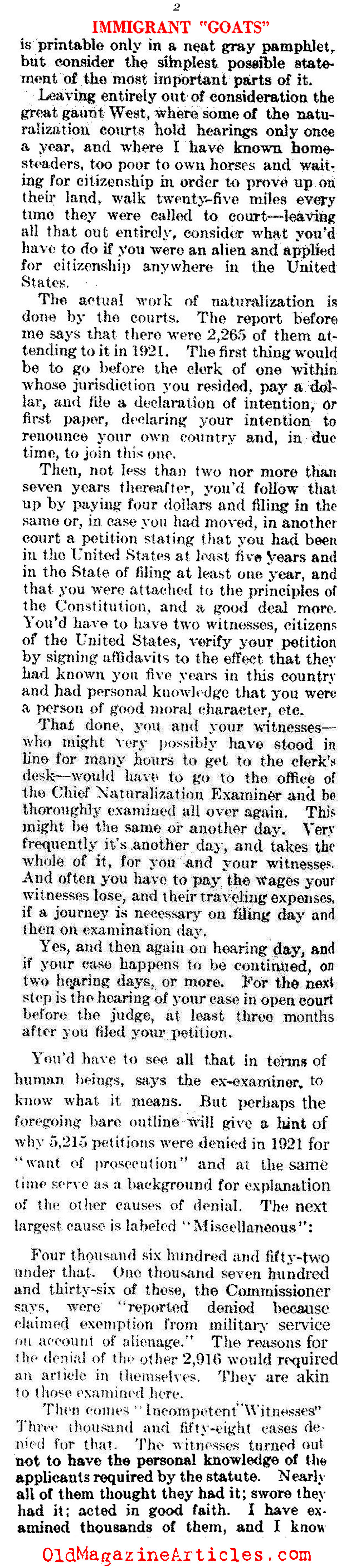 Citizenship Denied  (Literary Digest, 1922)